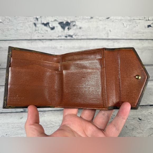 Louis Vuitton Portefeiulle Elise Trifold Wallet Monogram Canvas Leather - Picture 10 of 14